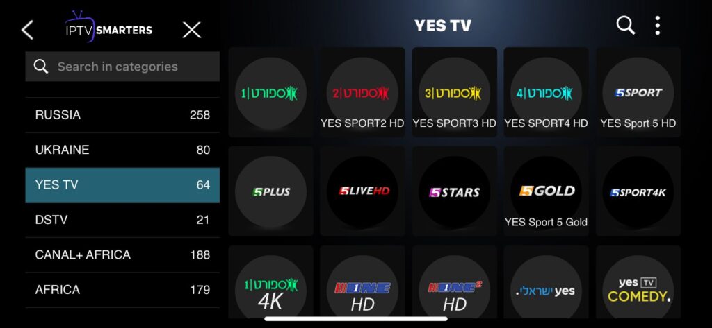 YES IPTV JEWISH IPTV