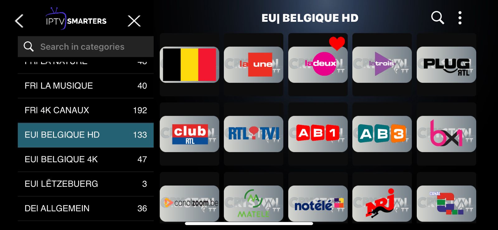 abonnement CRYSTAL IPTV